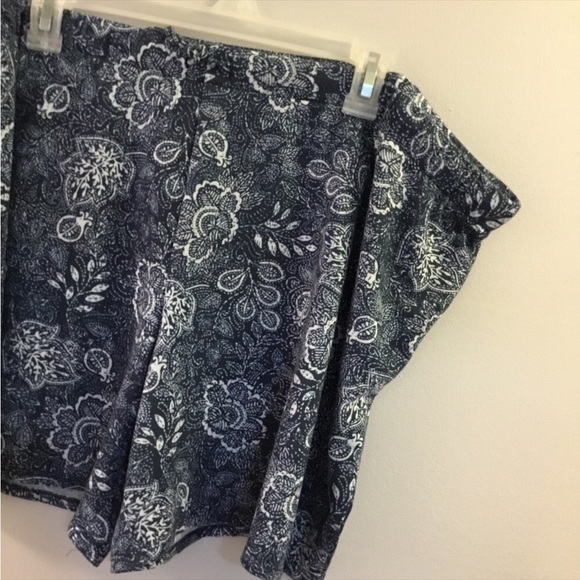 Lucky Brand 2X drawstring waist lounge shorts no pockets navy and white … - Picture 4 of 10